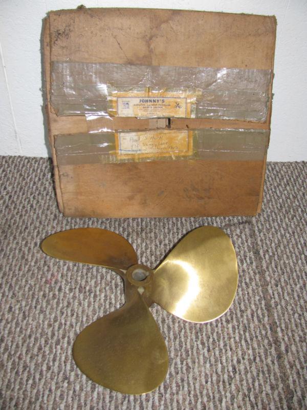 Vitg new brass 16 rh 6 64 brass boat prop propeller 16x15 1 1/4 federal dynamic 