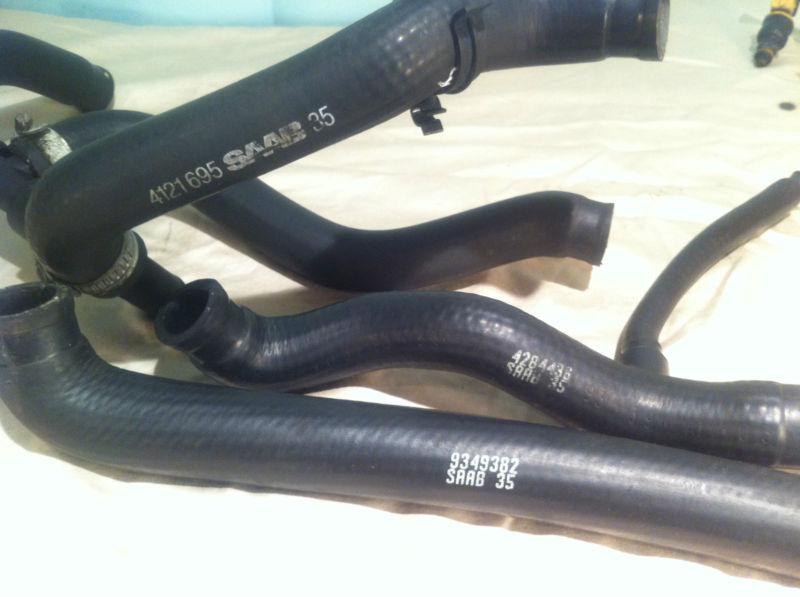 Saab c900 heater hoses with bypass valve