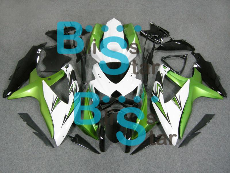 Injection fairing bodywork plastic kit set fit gsx-r600 gsx-r750 2008-2010 24 w2