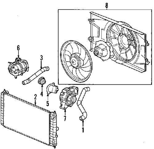 Pontiac 22731217 genuine oem factory original radiator