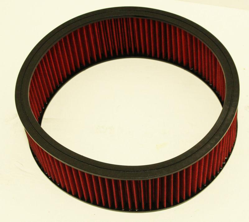 14" round x 5" tall washable air cleaner filter element reusable