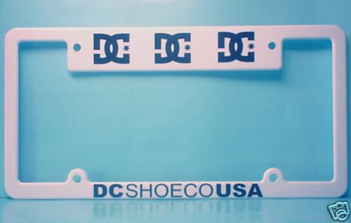 Dc shoe license plate frame - dc shoe co. awesome !!!