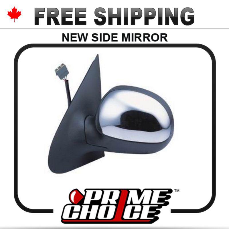 New power heated chrome driver side view mirror for ford expedition left door lh