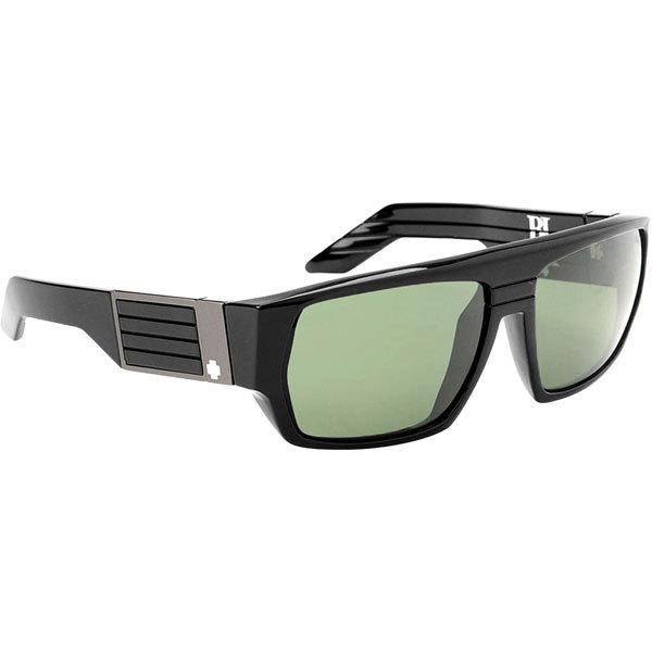 Black/green grey lens spy optics blok sunglasses