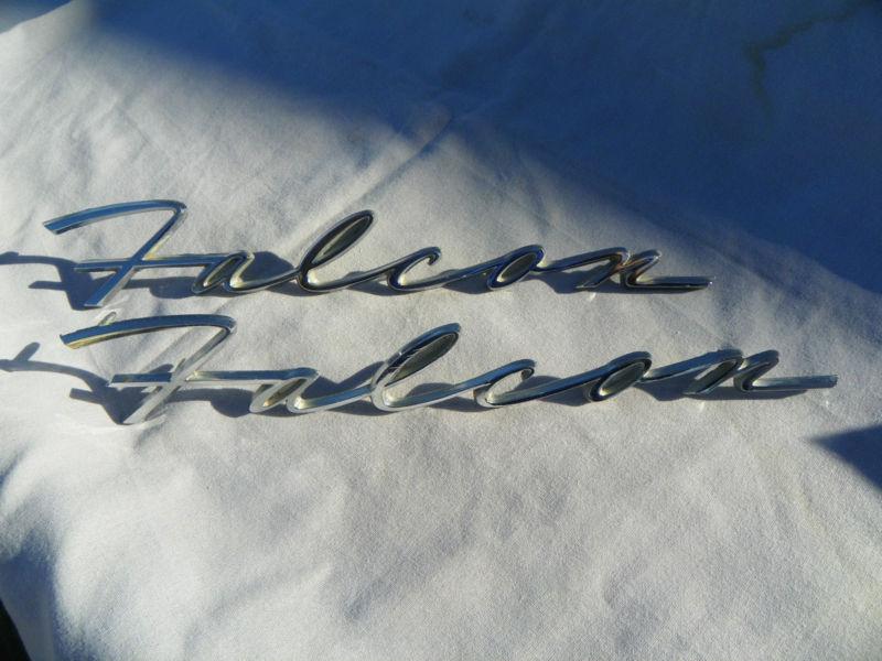 1963 ford "falcon" emblems