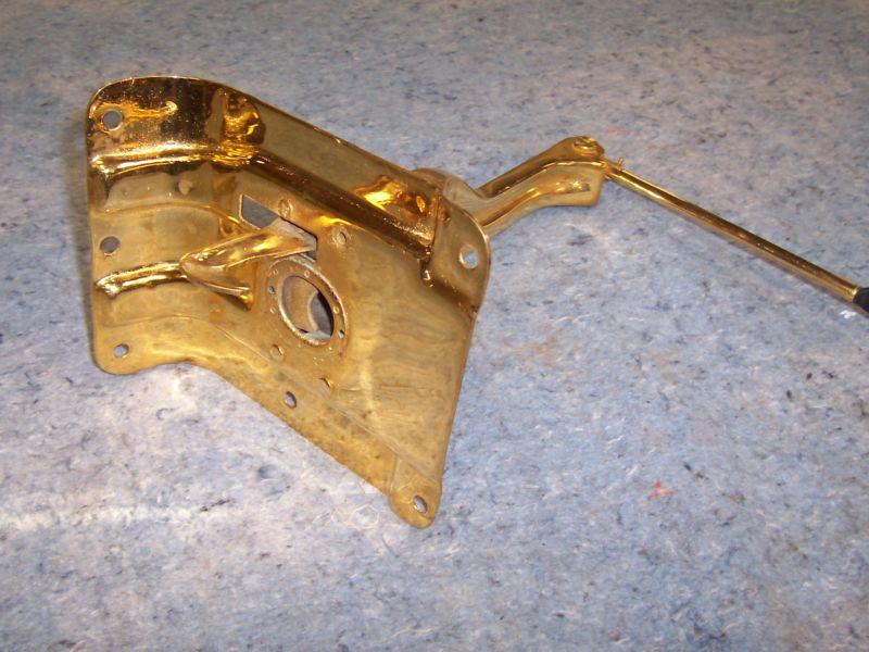 1964 chevy impala gold plated hood latch 