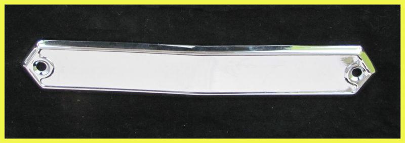 Triumph bonneville 750 t140 tr7 chrome sidepanel motif plate pn# 60-4150