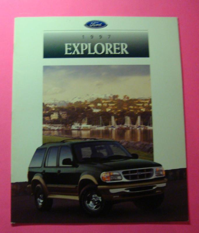 1997 ford explorer lineup showroom sales brochure..