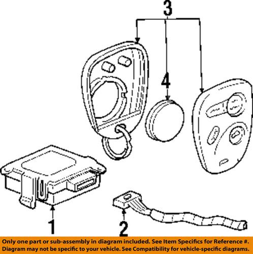 Gm oem 10335582 electrical-remote control