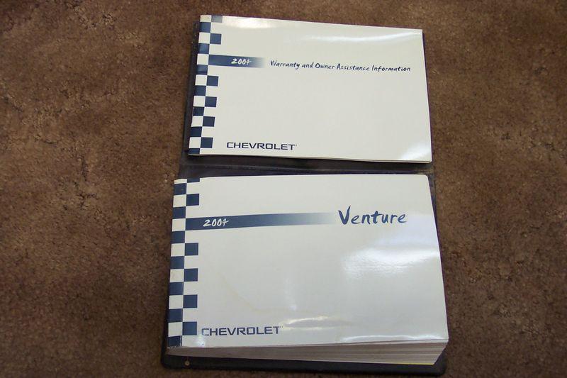 2002 chevrolet venture owners manual with sleeve