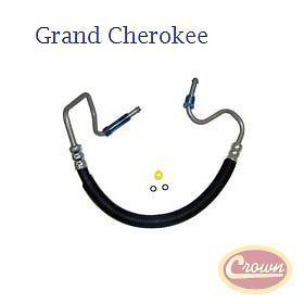 52088538 crown steering pressure hose jeep grand cherokee 1993-1998