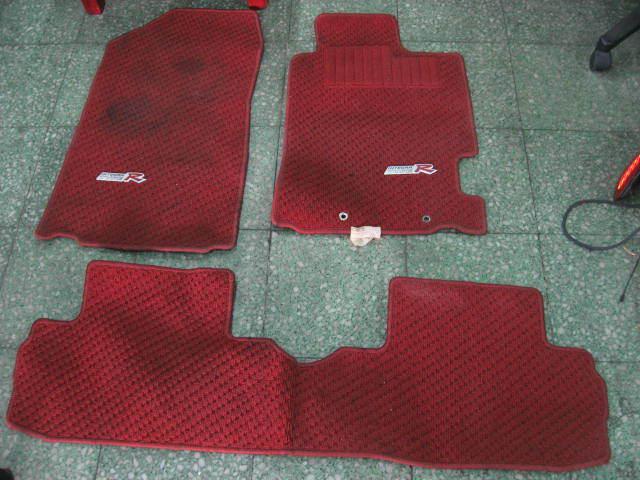 Dc5 honda itr jdm integra type r acura rsx red floor mate oem genuine