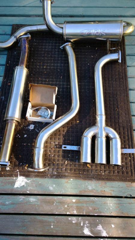 Veloster stainless steel exhaust 2nd generation by "ark"