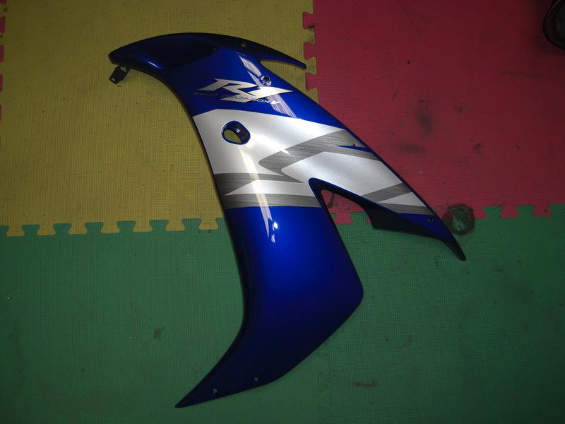 New oem left side mid upper fairing r1 yamaha yzf cowl cowling plastics 04 05 06