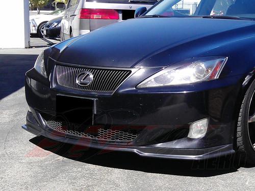 2006-2008 is250 is350 type-w durable polyurethane pu front bumper lip spoiler