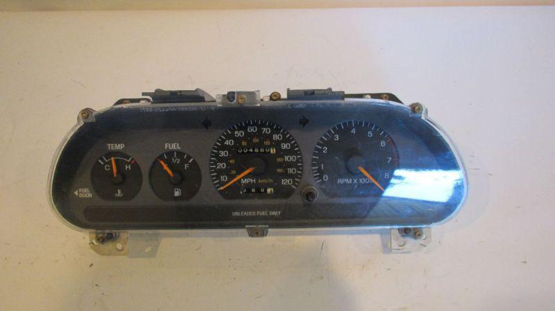 94 95 96 escort speedometer head only mph 120 mph 1.9l 4,880 miles 194345