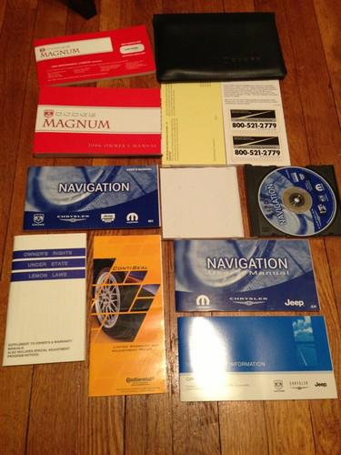 2006  dodge magnum owners manual , combo manual  an navigation  dsc dvd