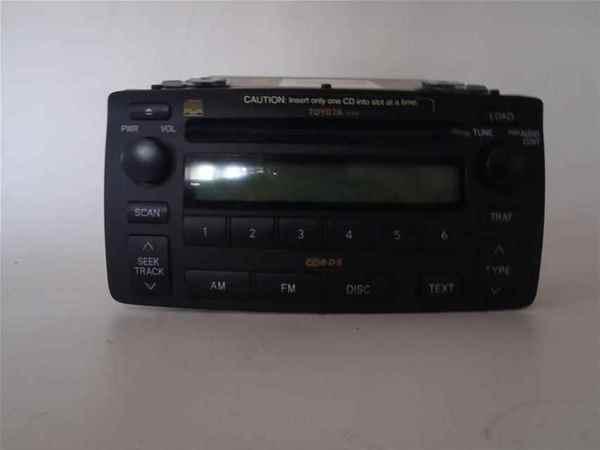 04-08 toyota corolla 6 disc cd player radio oem lkq