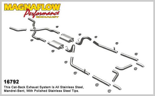 Magnaflow 16792 chevrolet bel air crossmember-back system performance exhaust