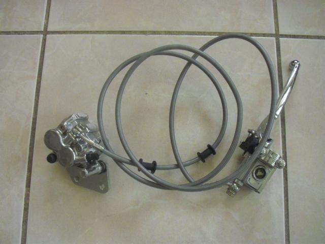 Scooter 150cc gy6 rear chrome assembly brake 