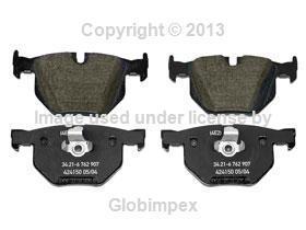 Bmw genuine rear brake pads e60 e61 525 525i 525xi 530 530i (2004-2009) warranty