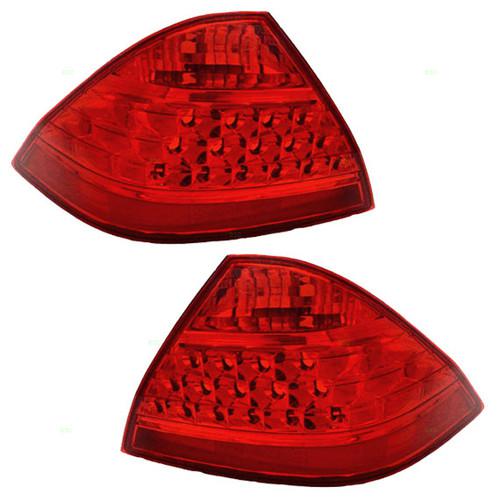 New pair set taillight taillamp housing assembly dot 06-07 honda accord sedan