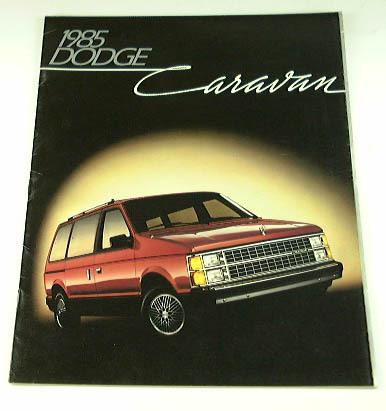 1985 85 dodge caravan van brochure se le std