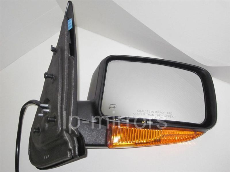 03 04 05 06 ford expedition passenger side signal mirror textured black cover af