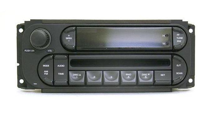 Rbk dodge 03 04 05 ram stock radio am/fm cd player factory oem stereo 06 voyager