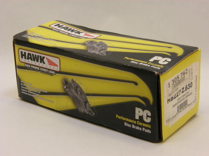 Hawk performance hb227z.630 brake pads ceramic performance ceramic rear bmw set