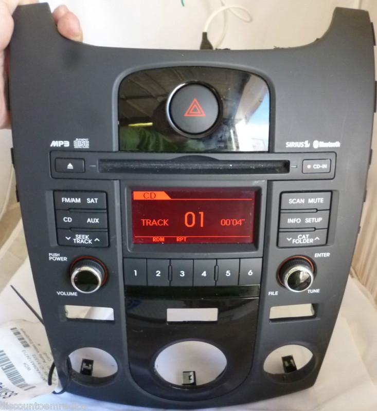 10-12 kia forte radio cd mp3 player 96150-1m220amwk   