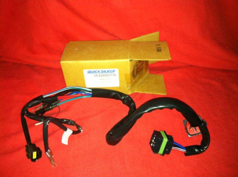 New mercury quicksilver trim wire harness assembly 84-826802t16 84826802t16