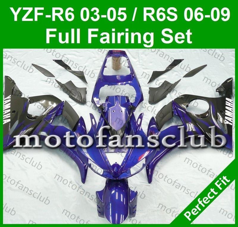 Fit yamaha yzf r6s 06 07 08 09 yzfr6s 2006 2007 2008 2009 fairing plastics #11 c