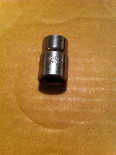 Matco shallow chrome 7/16 socket