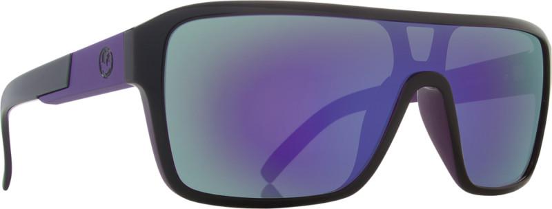 Dragon alliance jam remix ionized sunglasses jet black/purple lens