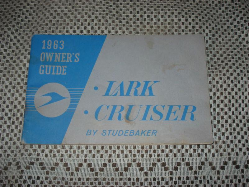 1963 studebaker lark and cruiser owners manual original glove box book rare