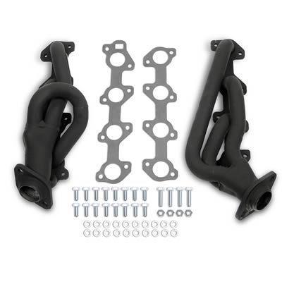 Flowtech shorty smog headers painted 1 1/2" primaries 91945flt