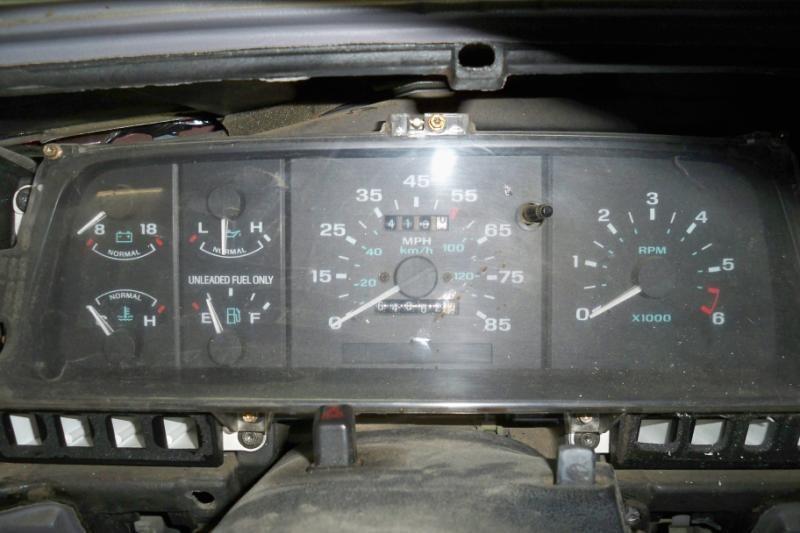 93 94 ford ranger speedometer head only mph f026oi 86782