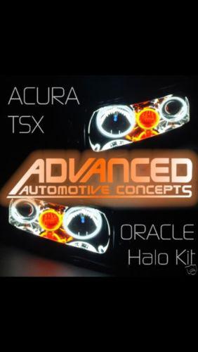 Acura tsx 8000k/ amber headlight hid halos demon eye nr