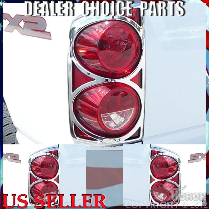 Dodge ram 1500 2007-2008 chrome taillight bezel