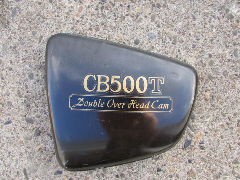 1975 cb500  cb 500 cb500t side panel cover plastic