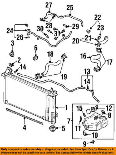 Gm oem 10189205 cooling system misc/engine coolant pipe o-ring