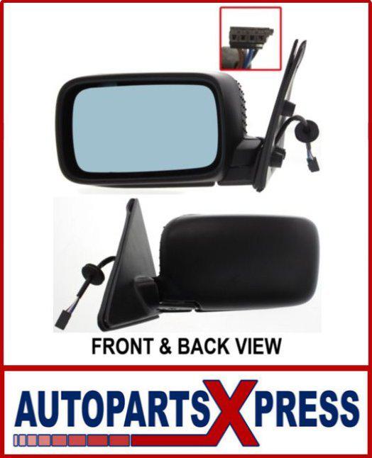 Bmw 3 series 92-99 mirror lh, power, non heated, manual folding, sedan/hatchback