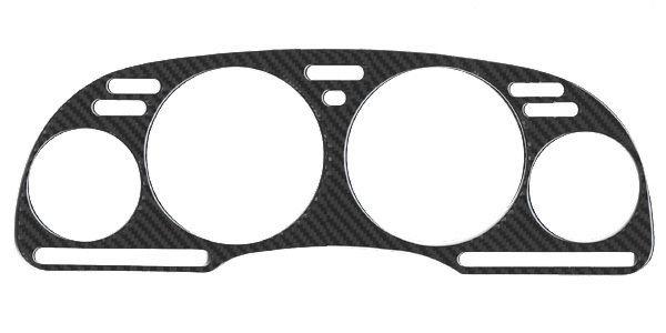 Usa 1990-1991 nissan 300zx fairlady z real carbon fiber gauge cluster bezel jdm