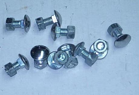 1969 chevy nova bumper bolts (package of 10) new 1"