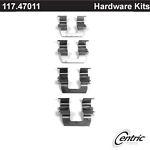 Centric parts 117.47011 front disc hardware kit