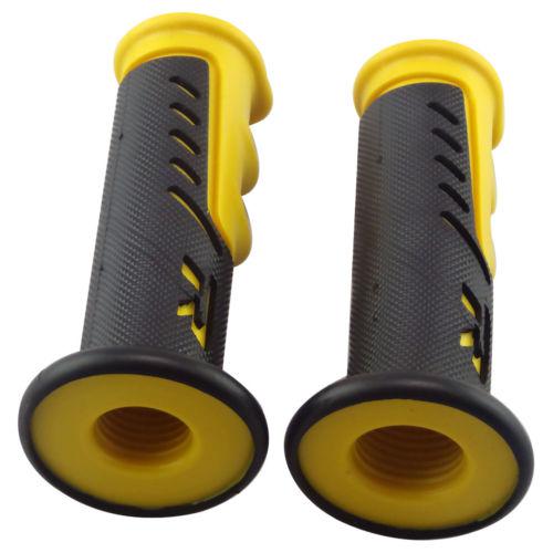 7/8" 22mm universal  hand grips handlebar for honda cb 599 600 400 1000 r yellow