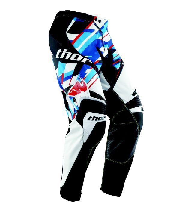 Thor 2013 core sweep blue white mx motorcross atv pants 30 new