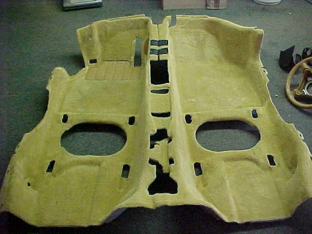 Porsche 911 996 coupe floor carpet mat savannah oem 99655101102 eey