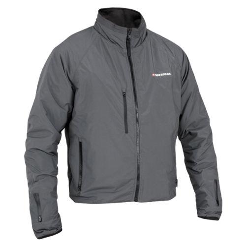 New firstgear men's heated adult waterproof jacket, gray, 2xl/xxl